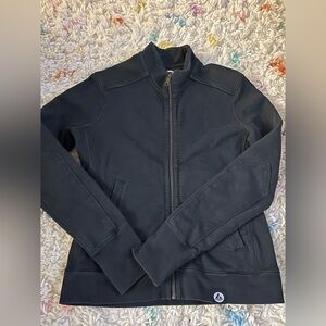 American Giant Full-Zip Hoodie small woman black